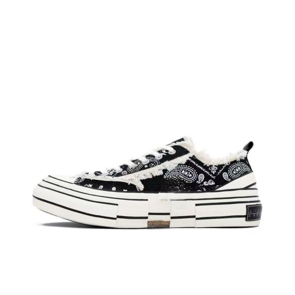 New Pure Original New Wu Jianhao Cashew Vulcanized Men And Women Casual Thick-Soled Couple Height-Increasing Canvas_vogvips.com