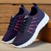 New Lace-up Women's Soft Sole Breathable Sports Lightweight Comfortable Running Shoes_vogvips.com