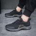 Spring And Autumn Leather Soft Surface Casual Thick Sole Versatile Running Sports Men's Hiking Shoes_vogvips.com