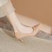 730-3 Pure Desire Nude High Heels For Women 2025 New French Style Elegant Shallow Mouth Stiletto Patent Leather Pointed_vogvips.com
