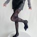 Silk Stockings Hollow Floral Fishnet Stockings Y2k Fishnet Stockings Black Sexy Bottoming Socks_vogvips.com