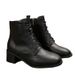 Plus Size Chunky Heel Martin 2024 Autumn Winter New British Style Fashion Short Boots For Women_vogvips.com