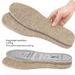 Wool Felt Shoe Insoles - Warm, Cushioned & Customizable For Sports & Casual Shoes - Unisex Adult Sizes (Trimmable Design)_vogvips.com