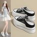 Thick-soled Netted Breadhead Slippers For Women, Summer New Style, One-piece, Heightening, No Heel, Half Slipper_vogvips.com
