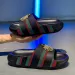 New Unisex Fashionable Cool In Large Outdoor Thick Height Increasing Soft Soled Comfortable Slippers Black Beige_vogvips.com