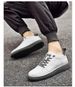 Shallow Men's Shoes, Small White Shoes, Breathable Invisible Height Increase, Simple Men's Board Shoes, Sports And Leisure Trendy Men's Shoes_vogvips.com