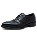 Euro Step Business Formal Genuine Leather Groom Wedding Sole Soft Surface British Style Men's Shoes_vogvips.com