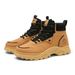European Warm Series Martin Autumn New High-top Work Men's Korean Style Versatile Thick-soled Short Boots Trendy Camouflage Shoes_vogvips.com