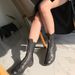 Martin For Women Ghost Emperor Guidi 2025 New Autumn Winter Genuine Leather British Style Front Zipper Short Mid-Calf_vogvips.com