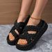 New Fashion All-in-one Casual Soft Soled Sandals Woven Beach Shoes_vogvips.com