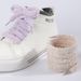 Lovely Snowflake Velvet Color Extended Shoelaces Flat Rope Plush Shoelaces_vogvips.com