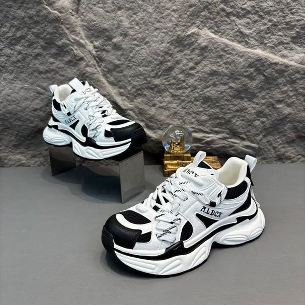 European Men's 2026 Spring New Breathable Thick-soled Dad, Fashionable Versatile Color-blocked Personalized Casual_vogvips.com