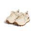 Agan Shoes Women 2025 New Color-Block Soft Leather Thick Sole Versatile Soft Sole Waffle Shoes Sports Casual Single Shoes Dad Shoes_vogvips.com