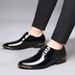 Large Size Leather 45 46 Business Formal Trendy Pointed Toe Wedding Groom Korean Style Men's Shoes_vogvips.com