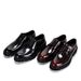 ShoeVault New Business Formal British Style Lace-up Round Toe Thick Sole Patent Leather Men's Derby Shoes_vogvips.com