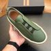Z Family Men's Genuine Leather Casual Spring Lightweight Low Cut Green Sheepskin Round Head Adult Shoes_vogvips.com