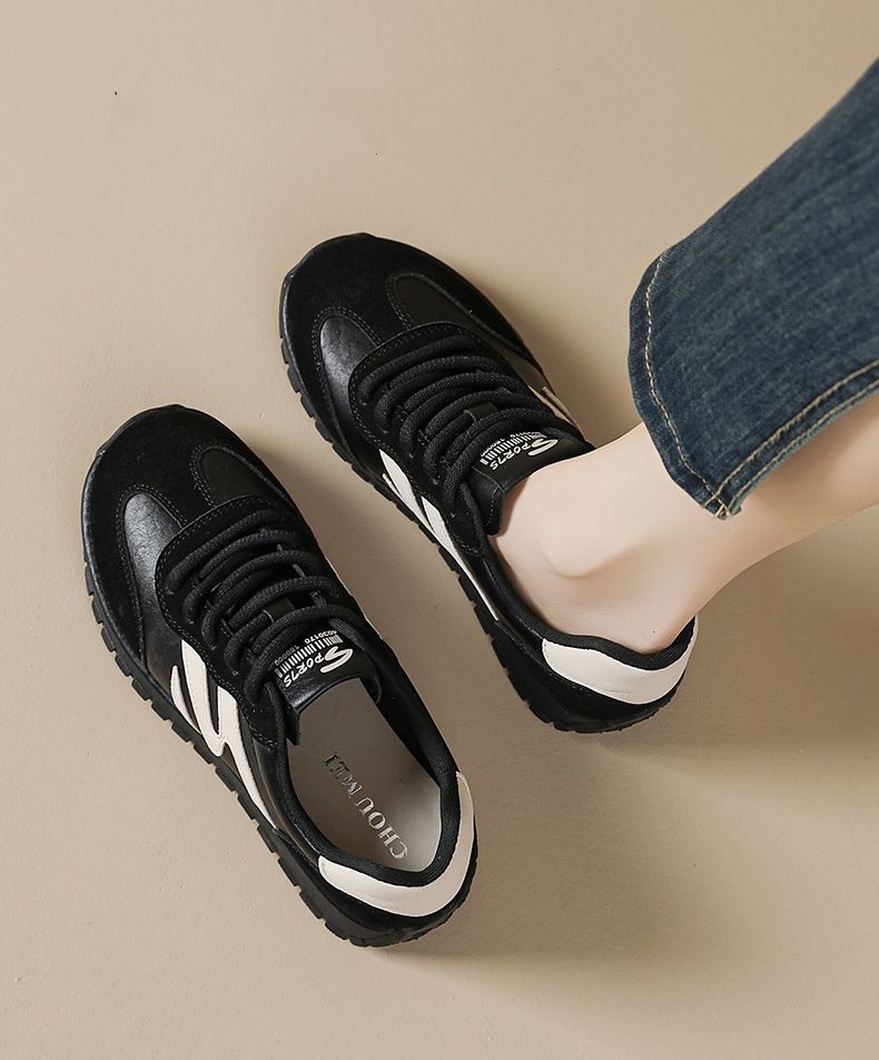 Deen Shoes Women's Sporty Casual Shoes 2026 Winter-Spring New Style Korean-Designed Versatile Student Retro A-Game Shoes_vogvips.com