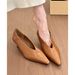 French-style Pointed-toe Retro Wedge-heeled Women's Shoes, Spring And Autumn Elegant Slip-on High-heeled Granny Shoes_vogvips.com