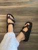 Crestar Women Platform Sandals New EVA Insole Clogs With Arch Support Adjustable Buckle Slippers Outdoor Thick Bottom Sandals_vogvips.com