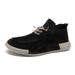Euro Step 2025 New Spring Slip-On Loafers Black Non-Slip Work Shoes Men's Casual Sneakers_vogvips.com