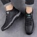 Men's Shoes Fleece Tooling Boots Warm Medium Tube Sports Men's Outdoor Snow Help Martin Boots_vogvips.com