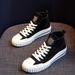 Genuine Leather High Top For Women New All Match Korean Version Ulzzang Sneakers Casual Sports Cotton Shoes Winter_vogvips.com