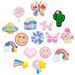 Cute Little Fresh Light Pink Shoes Flower Decoration Buckle Soft Glue DIY Shoe Accessories_vogvips.com