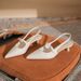 36901 Fashion Fairy Style Summer Internet Celebrity 2024 New High Heel Stiletto Pointed Toe Shallow Mouth Backless_vogvips.com