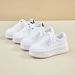 Little White Shoes Female Students Thick-soled Heightening Shoes Mesh Breathable Casual Shoes_vogvips.com