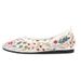 Autumn Mesh Shoes Fashionable Embroidered Flowers Flat Shoes Breathable Round Toe Shallow Mouth Ballet Shoes_vogvips.com