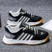 2023 Korean New Trendy Men's Sports With Breathable Mesh And Student Running Shoes Round Head Color Blocked Forrest Gump_vogvips.com
