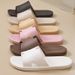 Summer Shower Slippers for Women Lightweight Indoor Sandals for Men Couples Walking on Clouds Feel Home Use Bathroom Shoes_vogvips.com