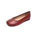 Pig's Trotters Split-toed Shoes Women's Shallow Mouth One-pedal Flat-soled Horseshoe Beanie Shoes Ballet Shoes_vogvips.com