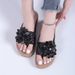 Women's 2025 Summer Flower Home, Outdoor Bathroom, Cool Beach Slippers_vogvips.com