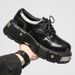 Height Increasing For Men Derby Niche Functional British Thick Sole Big Toe Metal Rivets Heavy Craft Trendy Shoes_vogvips.com