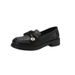 British-style Women's Loafers 2026 New Model, Thick-soled Round-toe Leather With Bow And Metal Buckle, Versatile Single_vogvips.com