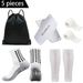 Outdoor Sports Combination Anti Slip Sports Football Socks Sports Ball Bag Bandage Socks Leg Guards Knee Pads_vogvips.com