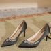 Women's Shoes Wedding Party Champagne Pointed Rhinestone Edging High Heels Women's Stiletto Sexy Beautiful Shallow Mouth Single Shoes_vogvips.com
