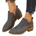 2022 Autumn Winter New Large Size Hollow Short Martin Boots Pointed Low Heel Women's Shoes_vogvips.com