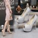High Rise Women's Shoes In Spring And Autumn Season, Waterproof Platform, Hentian Ultra-high Slim Heel, Fish Mouth_vogvips.com