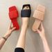 Summer New 2021 Spring Versatile Comfortable Large Size Knitted For Wearing Outside Women's Beach Sandals_vogvips.com