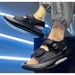 Sandals For Men Summer Wear Non-slip Wear-resistant Dual-use Driving Casual Sandals For Men Student Beach Shoes_vogvips.com