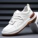 Men's 2025 Spring Summer New Hollow White Genuine Leather Breathable Trendy Versatile Sports Casual Shoes For Men_vogvips.com