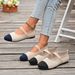 Foreign Large Fly-knit Single 2026 New Model Flat Casual Breathable Shallow Size 43 Cross-border Foreign Trade Women's_vogvips.com