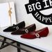 3686-K111 Fahion Rhinetone Buckle One-Strap Mary Jane Shoe For Women Veratile Caual Wedge Commuter Pointed Toe_vogvips.com