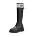 Women's Riding Niche 2024 New Autumn Winter Slim Over-the-Knee High Tube Petite Height Increasing Casual Long Boots_vogvips.com
