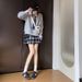Little White Shoes Children's Female Students Leisure Sports Versatile Board Shoes Street Shooting_vogvips.com