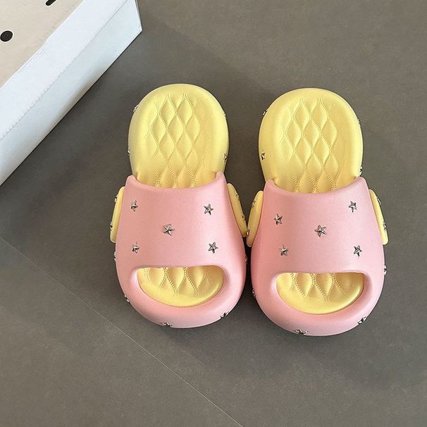 Simple, Comfortable, Cute, And Stylish Star-shaped Slip-on For Women, 2026 Spring New Model, Non-slip, Wedge Heel,_vogvips.com