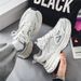 Men's 2024 Autumn New Mesh Breathable Casual Sports White Ins Versatile Thick Sole Non-Slip Dad Shoes_vogvips.com