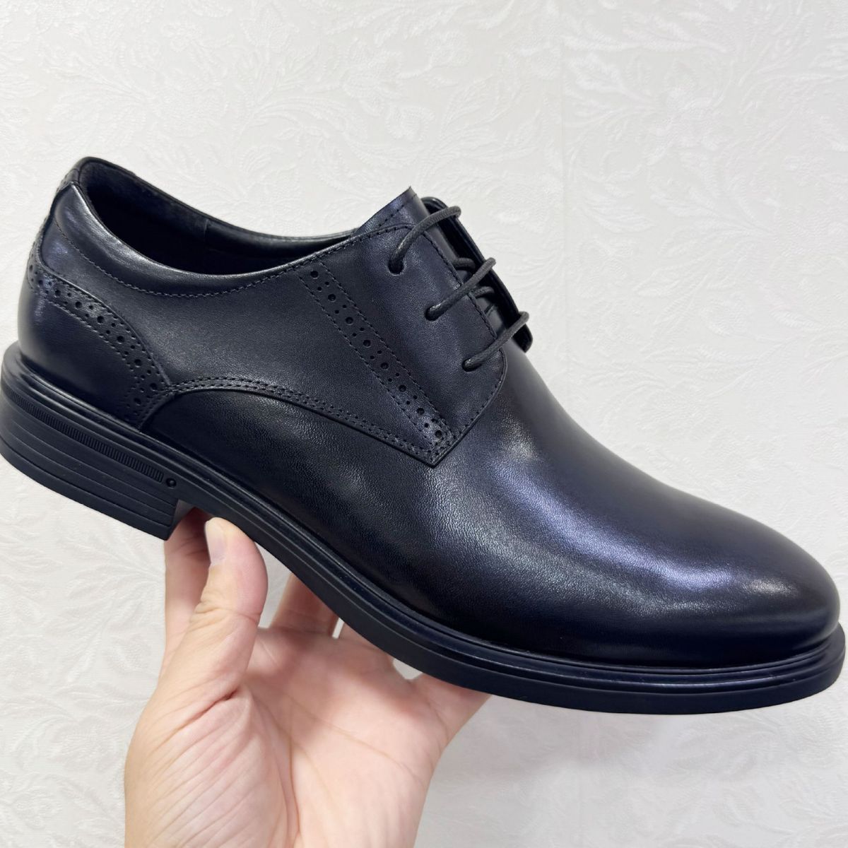 Premium Business Leather 2025 Spring New Men's Lace-Up Low Heel Work Shoes_vogvips.com